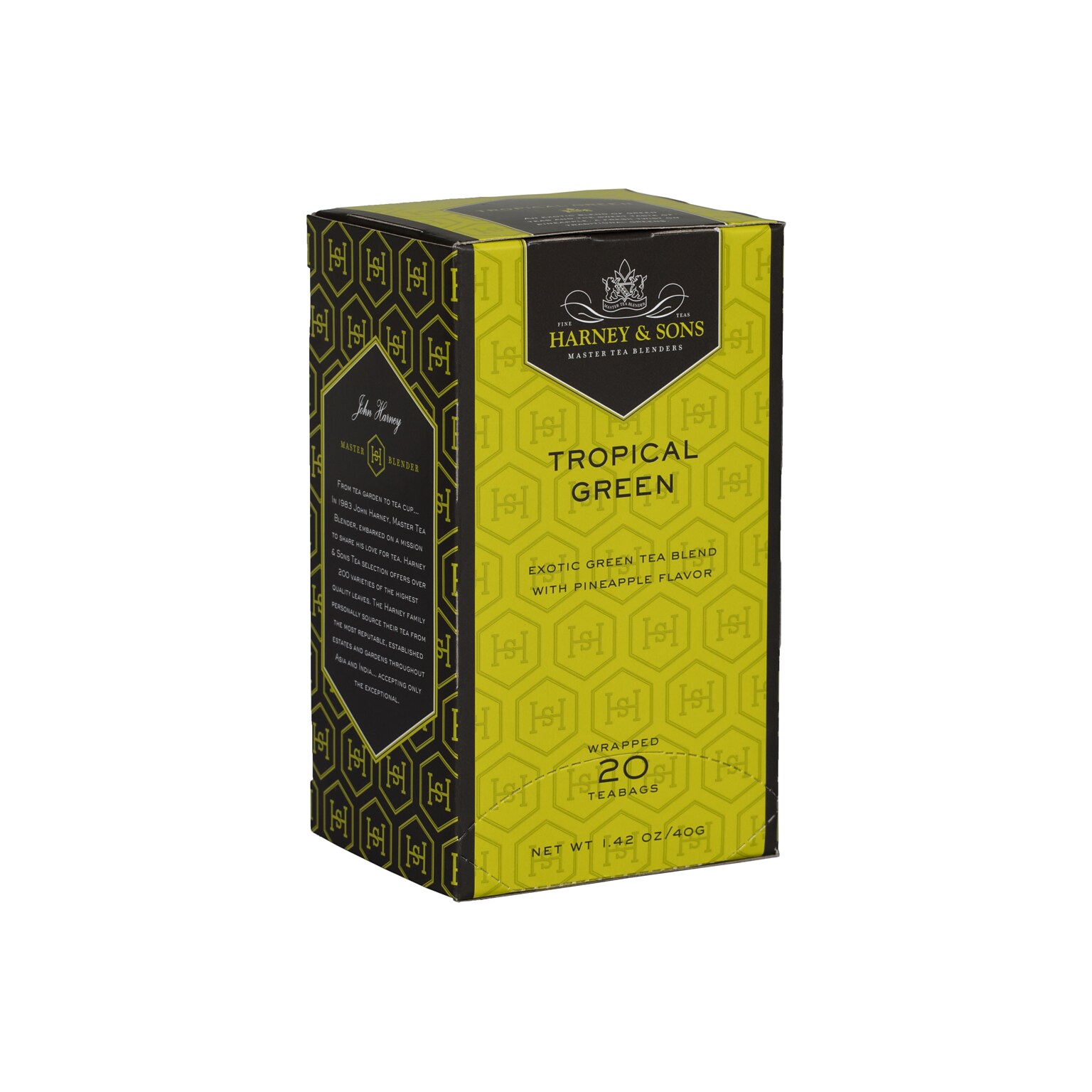 Harney & Sons Tropical Green Premium Tea, 20/BX (HFS30640)