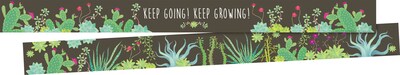 Barker Creek Double-Sided Border Set, 35" x 3", Petals & Prickles, 2 designs, 24/Set (BC3869)