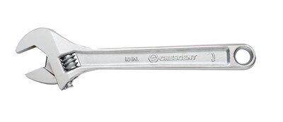 Crescent Adjustable Chrome Wrenches, 10L, 1 5/16 Opening, Chrome (181-AC210VS)