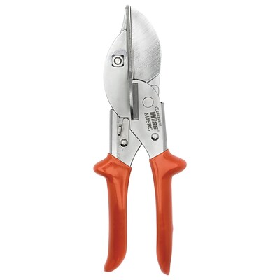 Wiss Molding Miter Snips, 3 1/2 in Cut, Cuts Straight (186-M45RS)