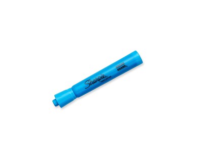 Sharpie Tank Highlighter, Chisel Tip, Fluorescent Blue, Dozen (25010)