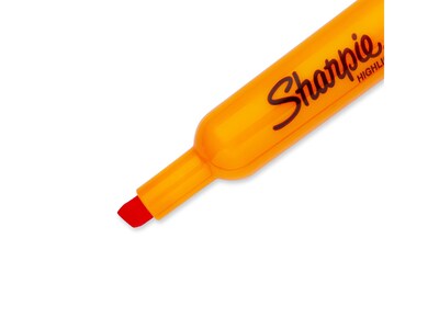 Sharpie Tank Highlighters, Chisel Tip, Orange, Dozen (25006)