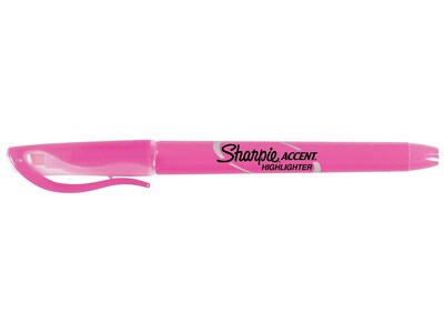 Sharpie Pocket Stick Highlighters, Chisel Tip, Flourescent Pink, Dozen (27009)