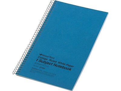 National Brand Xtreme 1-Subject Notebook, 9.5 x 6, College Ruled, 80 Sheets, Blue (33560)