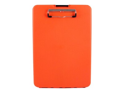 Saunders SlimMate Plastic Storage Clipboard, Letter Size, Hi-Vis Orange (00579)
