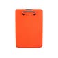 Saunders US-Works SlimMate Polypropylene Storage Clipboard, Letter Size, Hi-Vis Orange (00579)