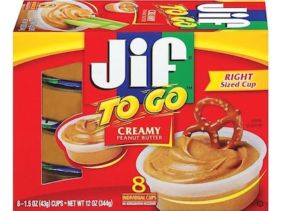 Jif To Go Peanut Butter 1.5 Oz. 8/Box (SMU5150024136)