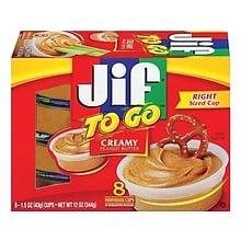 Jif To Go Peanut Butter 1.5 Oz. 8/Box (SMU5150024136)