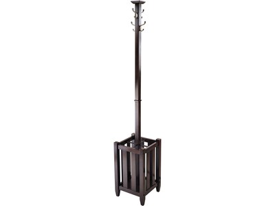 Winsome Memphis Coat Tree, Cappuccino, Wood (40474)