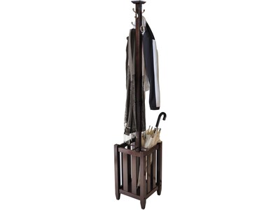 Winsome Memphis Coat Tree, Cappuccino, Wood (40474)