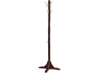 Winsome Jera Coat Tree, Cappuccino, Wood (40972)