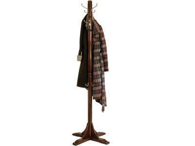 Winsome Jera Coat Tree, Cappuccino, Wood (40972)