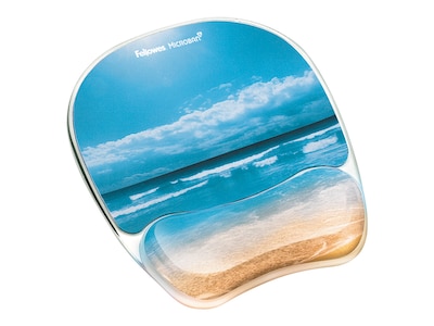 Fellowes Photo Gel Mouse Pad/Wrist Rest Combo, Multicolor (9179301)