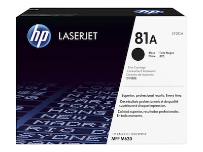 HP 81A Black Toner Cartridge, Standard, 2-Pack