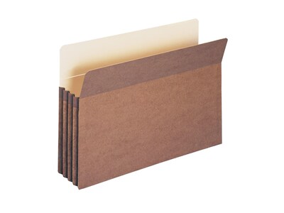 Smead Redrope File Pocket, 3.5" Expansion, Legal Size, Brown 50/Pack (74805)