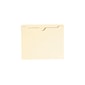 Smead File Jacket, Reinforced Straight-Cut Tab, Flat-No Expansion, Letter Size, Manila, 100/Box (75500)