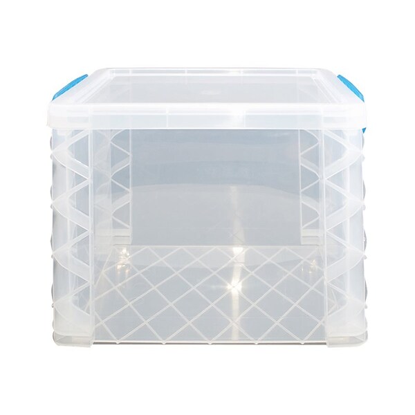 Advantus Super Stacker File Box, Letter/Legal Size, Clear (36871)