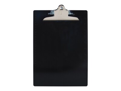 Saunders US-Works Plastic Clipboard, Letter Size, Black (21603)