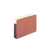 Pendaflex Watershed 30% Recycled File Pocket, 5 1/4 Expansion, Legal Size, Redrope, 10/Box (35364)