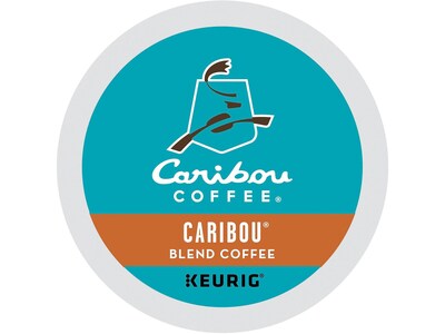 Caribou Blend Coffee, Keurig K-Cup Pods, Medium Roast, 24/Box (6992)