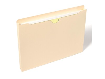 Smead File Jackets, 1" Expansion, Letter Size, Manila, 50/Box (75439)