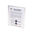 Smead Poly Envelope with String Tie Closure, 1.25 Expansion, Letter Size, Clear, 5/Pack (89540)