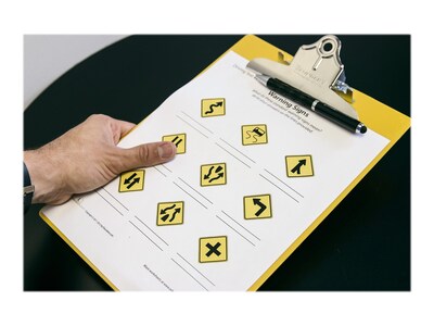 Saunders Recycled Plastic Clipboard, Letter Size, Yellow (21605)