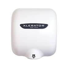 XLERATOR XL-W-1.1N 110-120V Hand Dryer with Noise Reduction Nozzle, White Cover