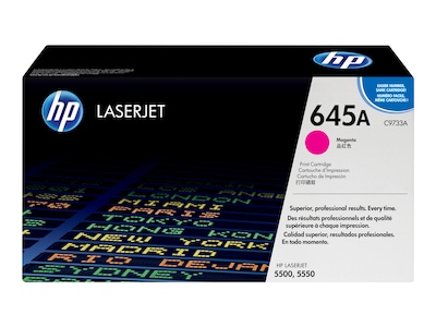 HP 645A Magenta Standard Yield Toner Cartridge  (C9733A)