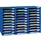 Pacon Classroom Keepers 21H x 31.63W Corrugated Mailbox, Blue, Each (001388)