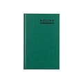 Rediform Emerald Series Record Book, 6.25W x 9.63H, Green, 100 Sheets/Book (56521)