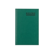 Rediform Emerald Series Record Book, 6.25W x 9.63H, 200 Pages, Green (56521)