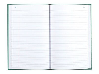 Rediform Emerald Series Record Book, 6.25W x 9.63H, Green, 100 Sheets/Book (56521)