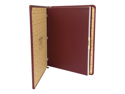 Wilson Jones Minute Record Book, 9.3"W x 11.6"H x 1.7"D, Red (W0396-11)