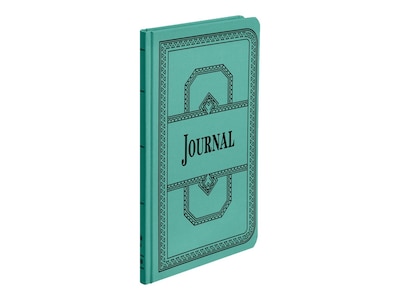 Boorum & Pease 66 Series Record Book, 7.63W x 12.13H, Blue, 75 Sheets/Book (66-150-J)