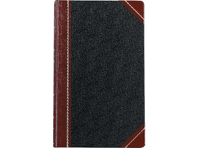 Boorum & Pease 9 Series Record Book, 8.63W x 14.13H, Black, 250 Sheets/Book (9-500-R)