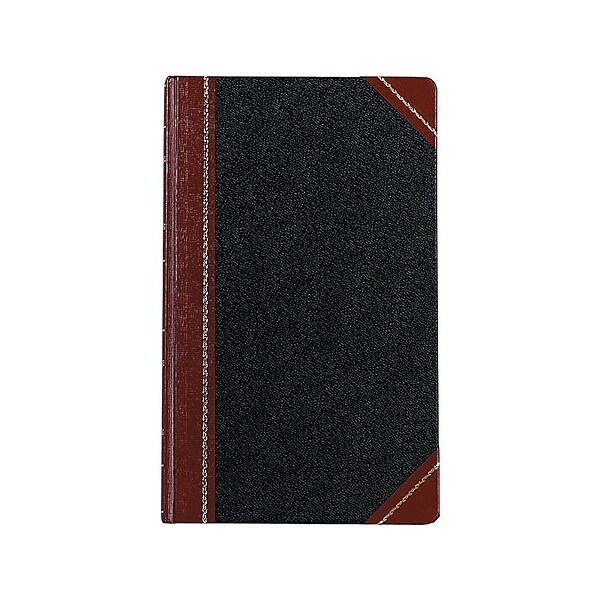 Boorum & Pease 9 Series Record Book, 8.63W x 14.13H x 1.63D, Black (9-300-R)