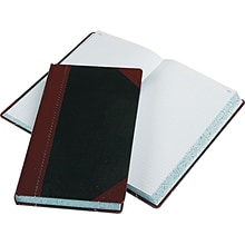 Boorum & Pease 9 Series Record Book, 8.63W x 14.13H, Black, 250 Sheets/Book (9-500-R)