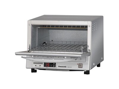 Panasonic FlashXpress 4-Slices Toaster Ovens, Silver (NB-G110P)