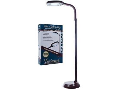 Lavish Home 60" Wood Floor Lamp with Oval Shade (72-1438)