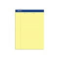 Ampad Notepads, 8.5 x 11.75, Wide Ruled, Canary, 50 Sheets/Pad, 12 Pads/Pack (TOP 20-224)