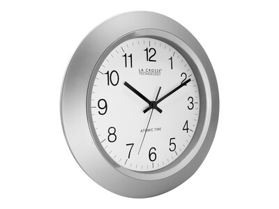 La Crosse Technology Atomic Wall Clock, 14"Dia. (WT-3144S)