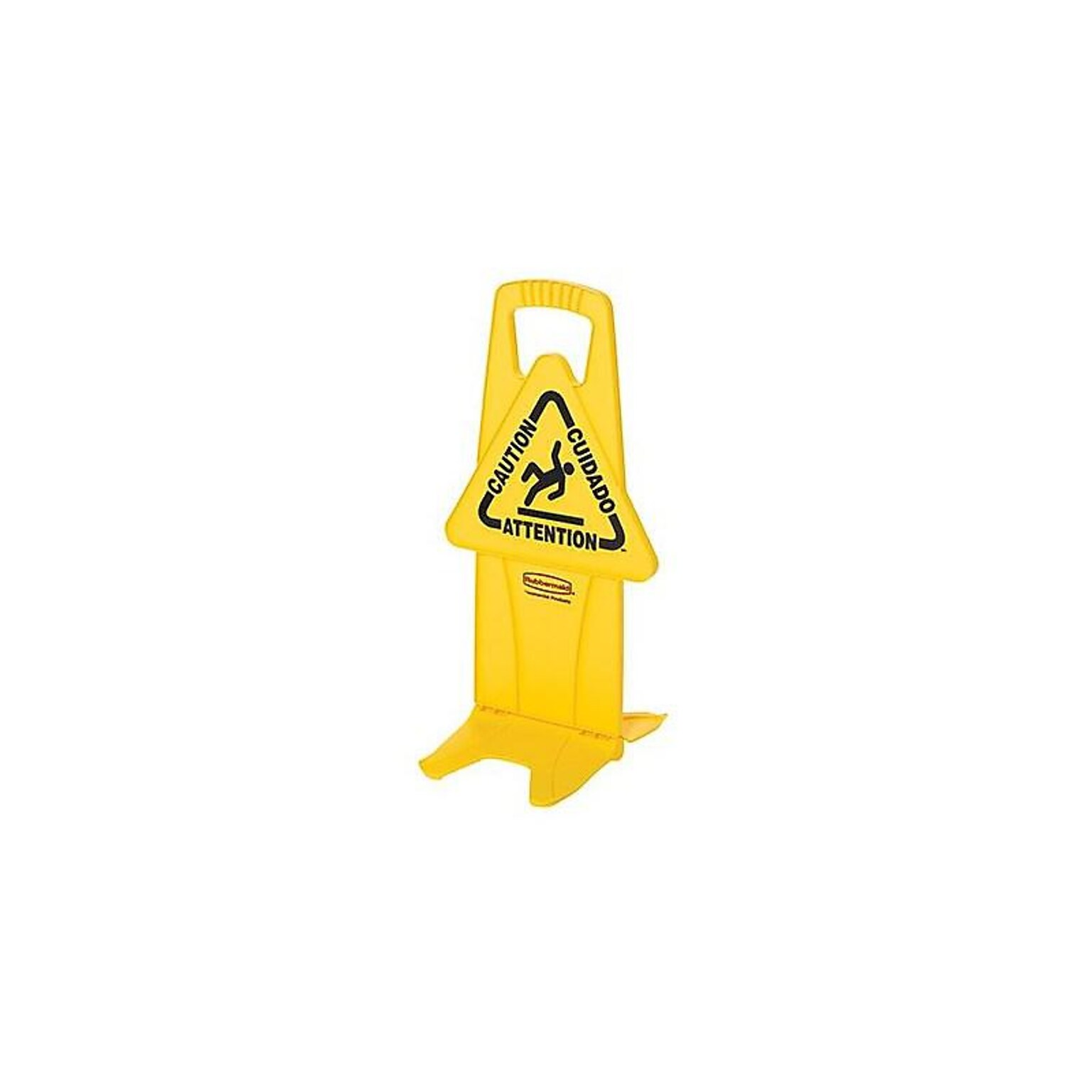 Rubbermaid Commercial Products Safety Awareness Floor Sign, Yellow (FG9S0900YEL)