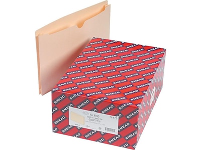 Smead File Jackets, 2 Expansion, Legal Size, Manila, 50/Box (76470)