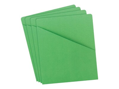 Smead File Jackets, Letter Size, Green, 25/Pack (75432)