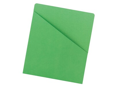 Smead File Jackets, Letter Size, Green, 25/Pack (75432)