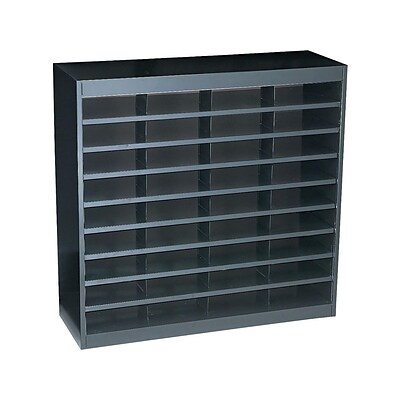 Safco E-Z Stor 36 Compartments Literature Organizer, Black (9221BLR)