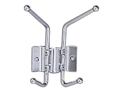 Safco Wall Rack, Chrome, Metal (4160)