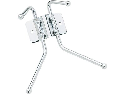 Safco Wall Rack, Chrome, Metal (4160)