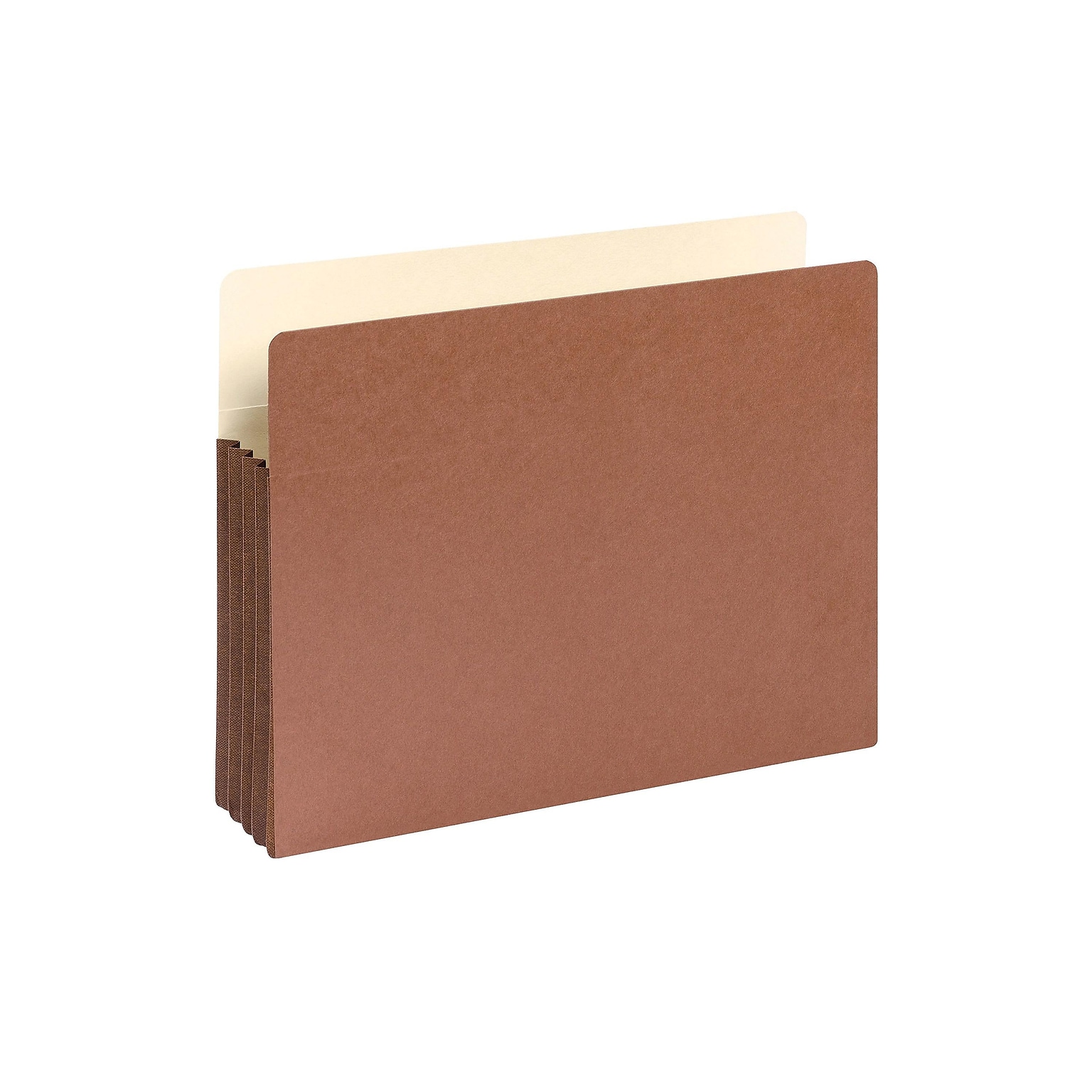Smead Redrope File Pockets, 3.5 Expansion, Letter Size, Brown, 10/Box (73264)